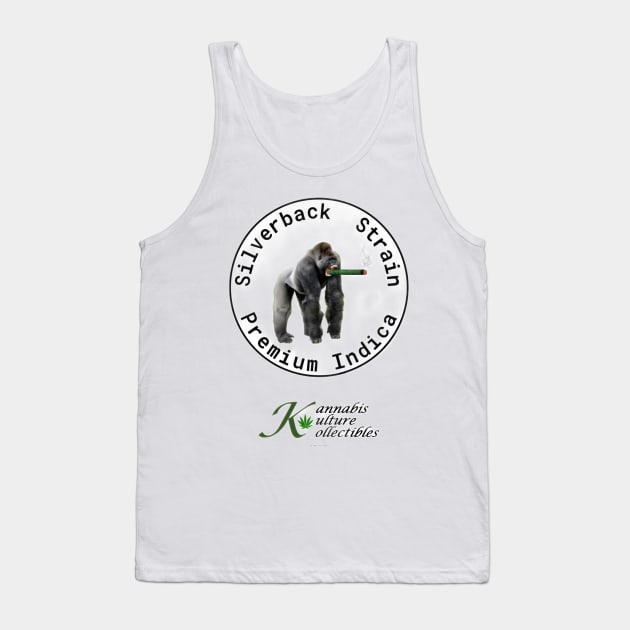 Silverback Strain Premium Indica Tank Top by Kannabis Kulture Kollectibles